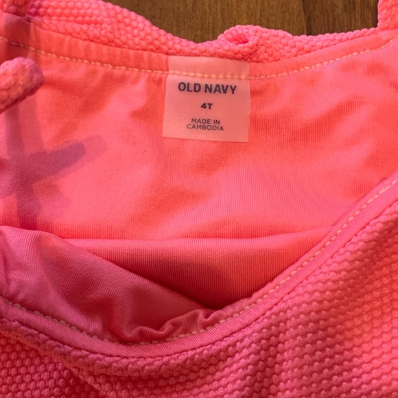 Old Navy ⚓️Toddler girl swimsuit 4T EUC🌟 - Picture 3 of 3